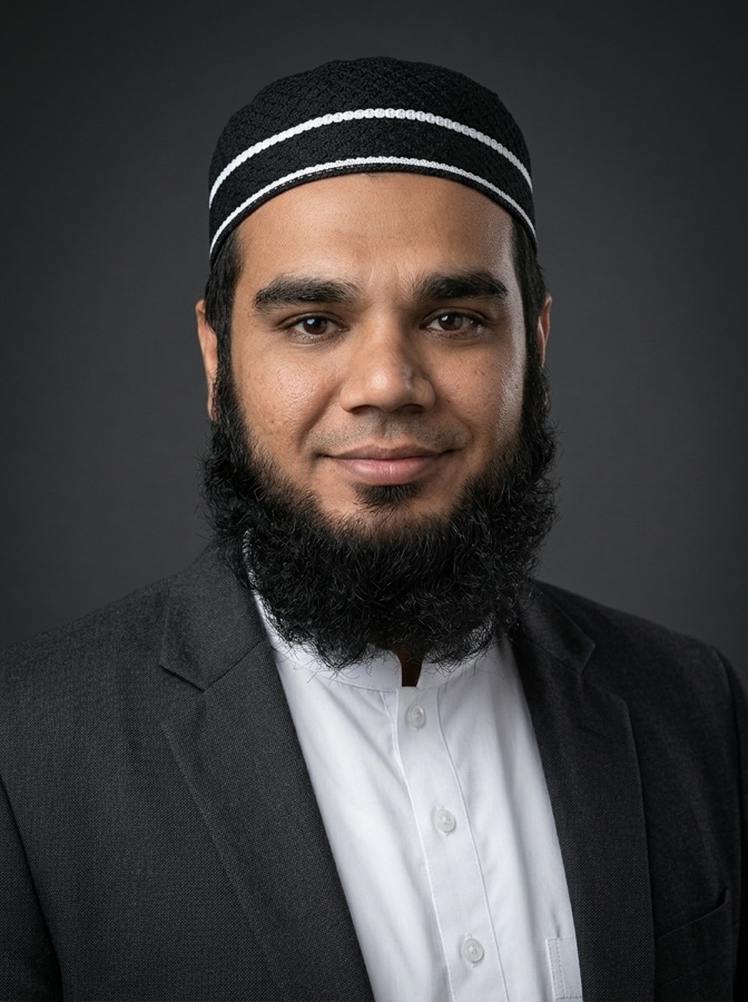 Portrait of Fazal Bhai, AI consultant and CTO.